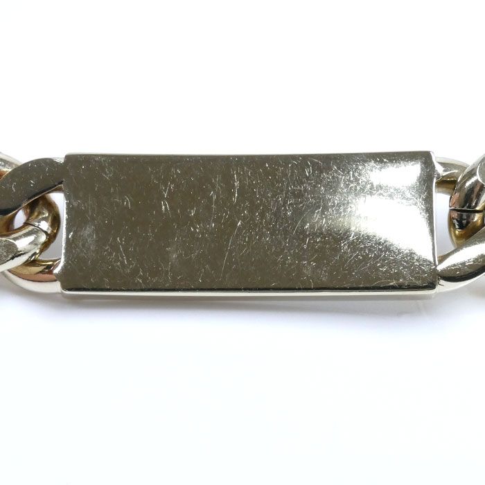 Christian DIOR Brass Couture Chain Link Necklace N2064hommt D012 1650g 40-47cm