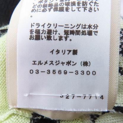 Hermes 22AW 2h2703d8 Harnais DE COUR Court Harness Cashmere Silk Serie Buttons