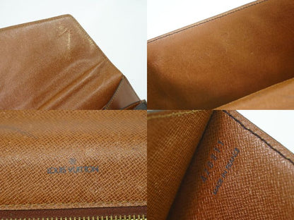 Authentic Louis Vuitton LV Monogram 2WAY Shoulder Bag Handbag Brown M51185