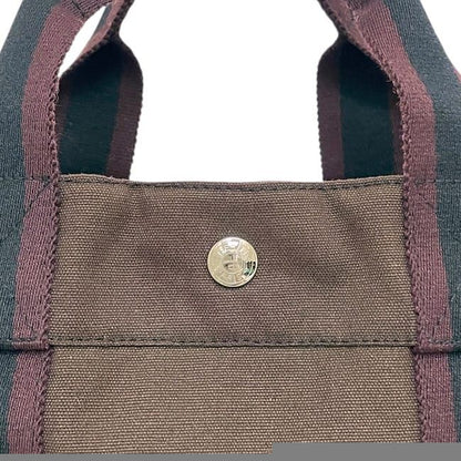 Hermes Tote Bag Fourre Tout Brown Black Bordeaux Excellent Condition