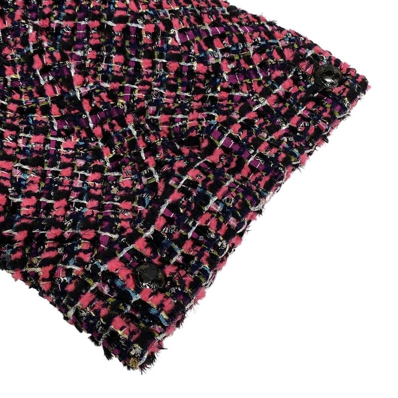 Chanel Skirt Suit Size 36 S Ladies P47135/p47023 Pink X Black X Multi Long