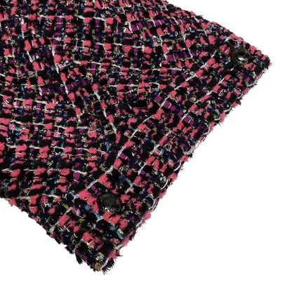 Chanel Skirt Suit Size 36 S Ladies P47135/p47023 Pink X Black X Multi Long