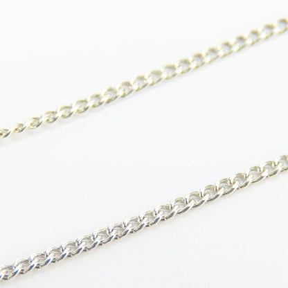 Tiffany & Co Necklace 925 Silver Approx 2.8g Silver Ribbon Motif Cute Accessory