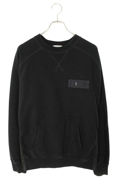 Dior 21AW 213j643a0687 Logo Embroidered Cotton Fleece Sweatshirt Men's M