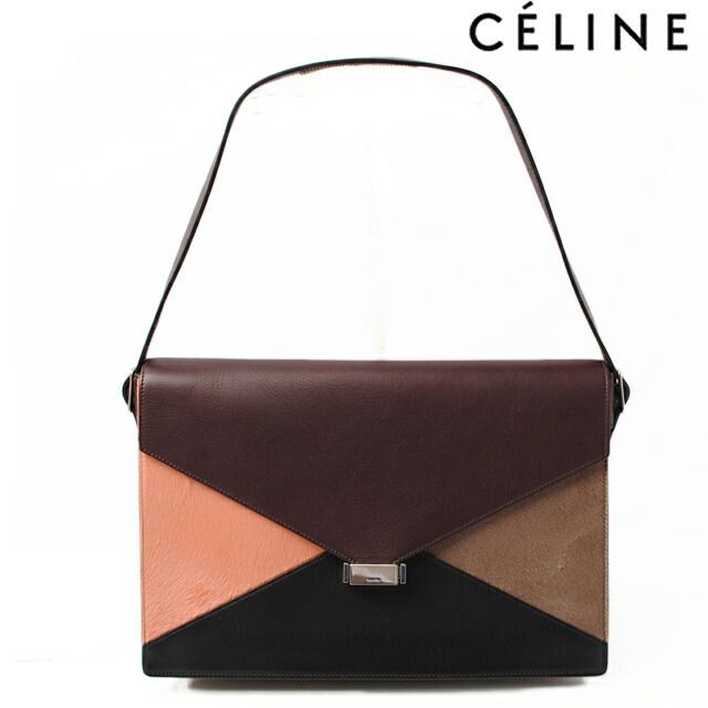 Celine Shoulder Bag Clutch Bag 171953pfb.28bd Burgundy With Strap 2way