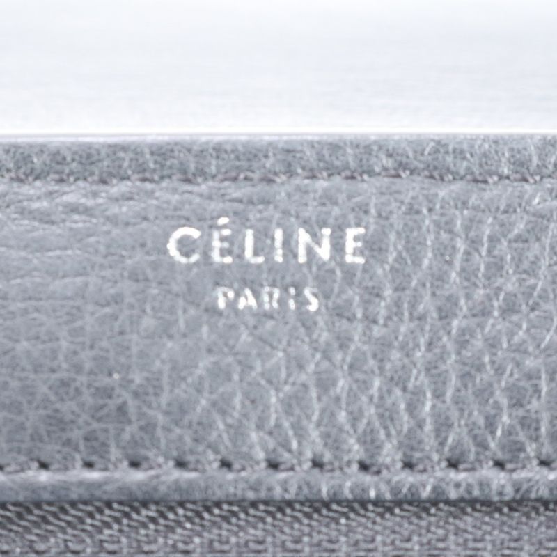 Celine Trapeze Small Leather 2WAY Shoulder Bag Shoulder Tote Hand Black Women's