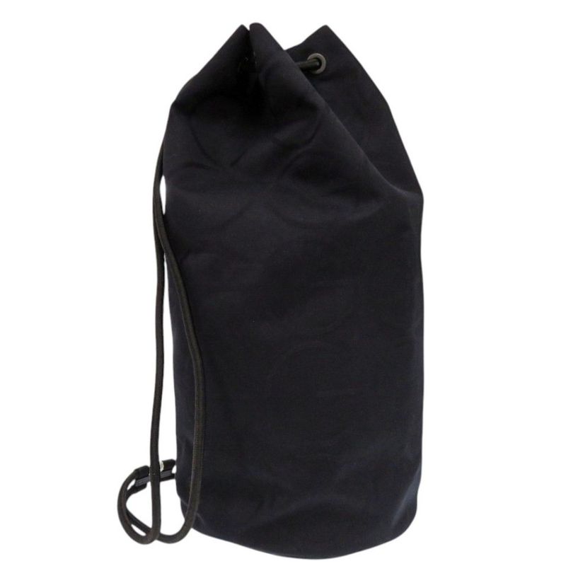 Gucci Bon Sac Drawstring 123438 Canvas Black Shoulder Bag Black 0641 Gucci