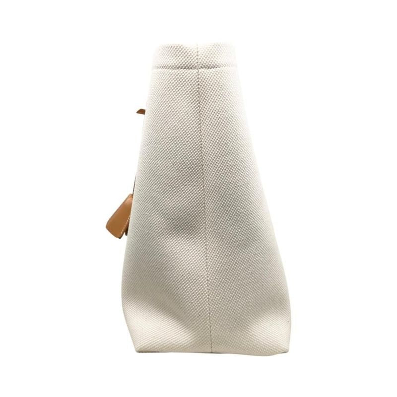 Celine Tote Bag Horizontal Cabas 190062 Canvas Leather Logo Brown Beige Celine