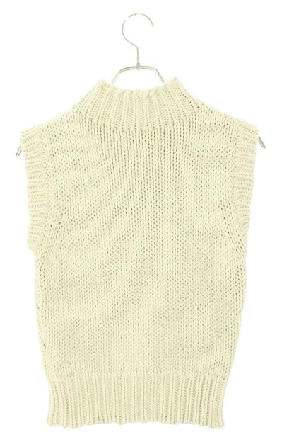 Bottega Veneta 575246 Va7g0 High Neck Low Gauge Knit Vest Women 36