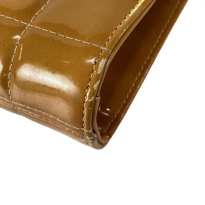 Chanel Shoulder Bag Choco Bar Light Brown Coco Mark/chain Shoulder Leather