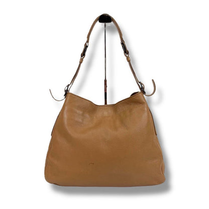 Bottega Veneta One Shoulder Bag Leather Beige Hobo Soho Shoulder