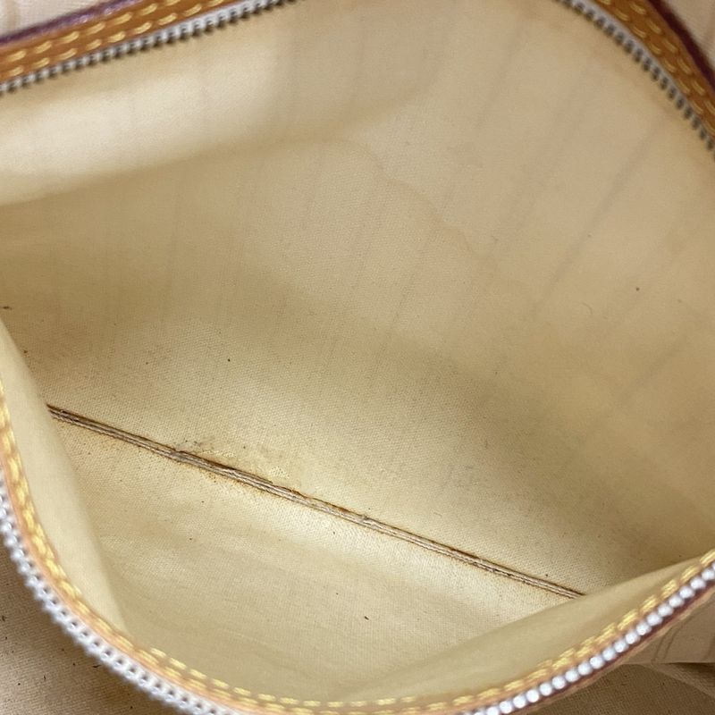 Louis Vuitton Tote Bag Damier Azure Neverfull MM N51107 White Ladies