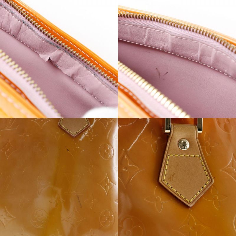 Louis Vuitton Houston M91302 Monogram Vernis Pink Women's Tote Bag