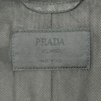 Prada 1996 Archive Leather Nylon Docking Vest Archive Leather Nylon Docking