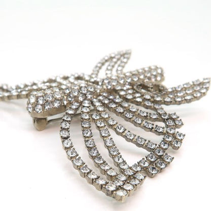 Gucci Brooch Interlocking G Butterfly Rhinestone Metal Gucci