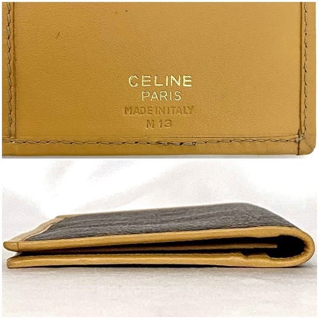Celine Bifold Long Wallet Ec21979 Brown Beige Macadam
