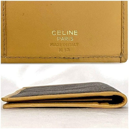 Celine Bifold Long Wallet Ec21979 Brown Beige Macadam