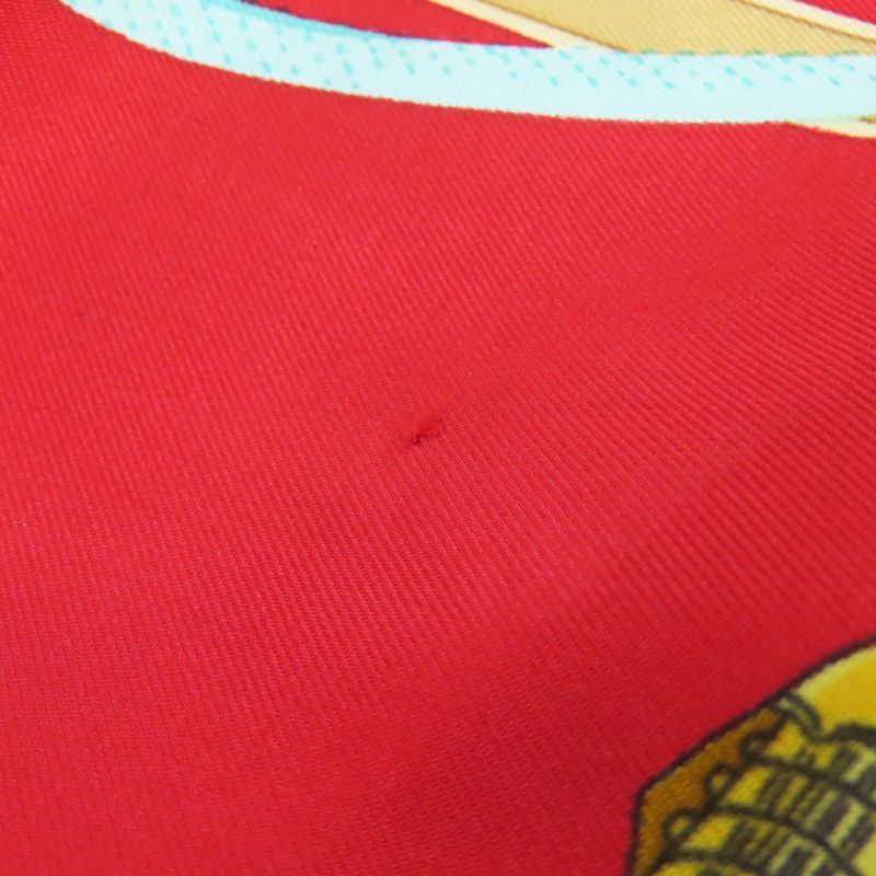 Hermes Carre 90 LES Muserolles Nose Leather Scarf Cashmere Ladies