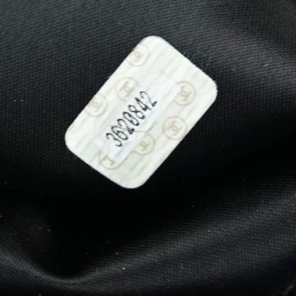 Chanel Business Bag Handbag Briefcase Black Leather 11ka220