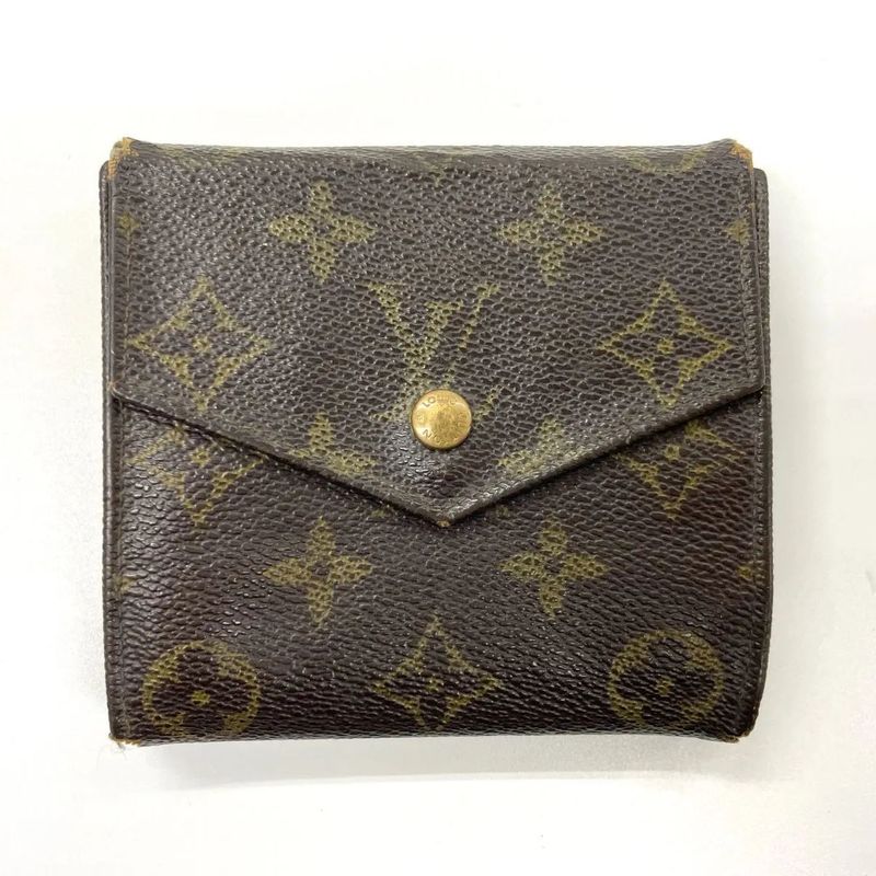 Louis Vuitton Monogram Porte Monet Bier Carte Cles Di Trifold Wallet W Hook