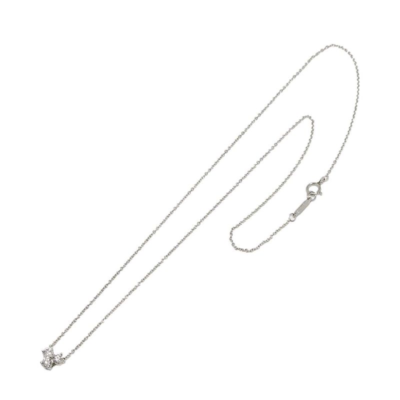 Tiffany & Co Tiffany & Co Aria Diamond 3P Necklace 41cm (1614in) Pt Platinum