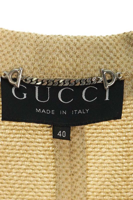 Gucci Open Collar Long Sleeve Shirt Men's 40