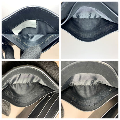 Bottega Veneta Intrecciato Bifold Wallet with Money Clip Black