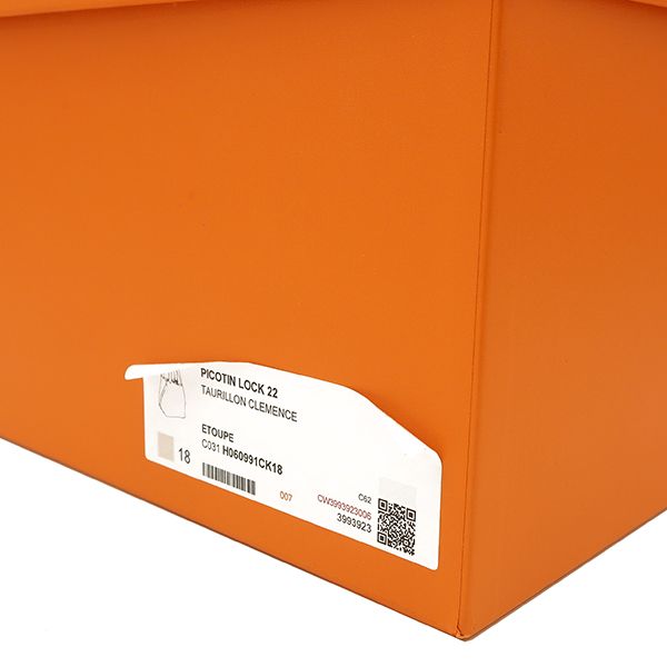 Hermes Handbag Picotin Lock MM Taurillon Clemence Etoupe Silver Hardware Never