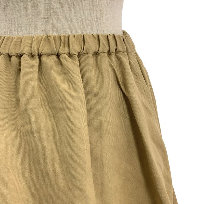 Celine - By Phoebe Philo Phoebe Linen Blend Draped Easy Skirt - 34 - Beige -