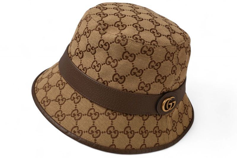 Gucci Hat Gucci GG Canvas Fedora Hat 576587 4hg62 2564 M Size 58cm (22.83in)