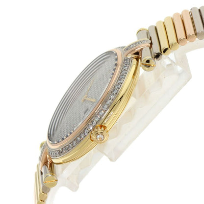 Cartier VLC Louis Cartier Vendome LM Diamond Wristwatch 18K Yellow Gold 18K
