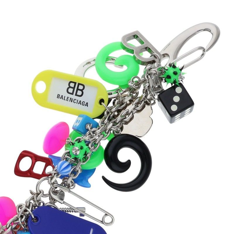 Balenciaga Pigalle Collector Multi Bag Charm Necklace Men's