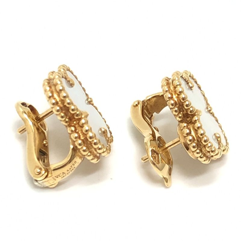 Van Cleef & Arpels Van Cleef & Arpels Earrings 18K Vintage Alhambra Vcara44100