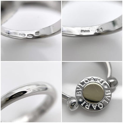 Bvlgari Flip Ring White Gold Black