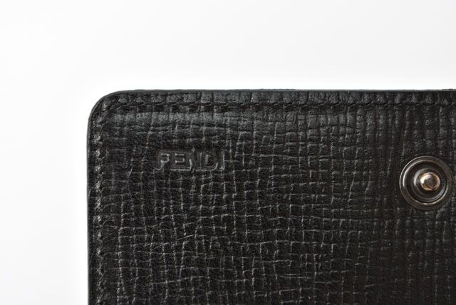 Fendi Card Case Coin Case FF Zucca Black