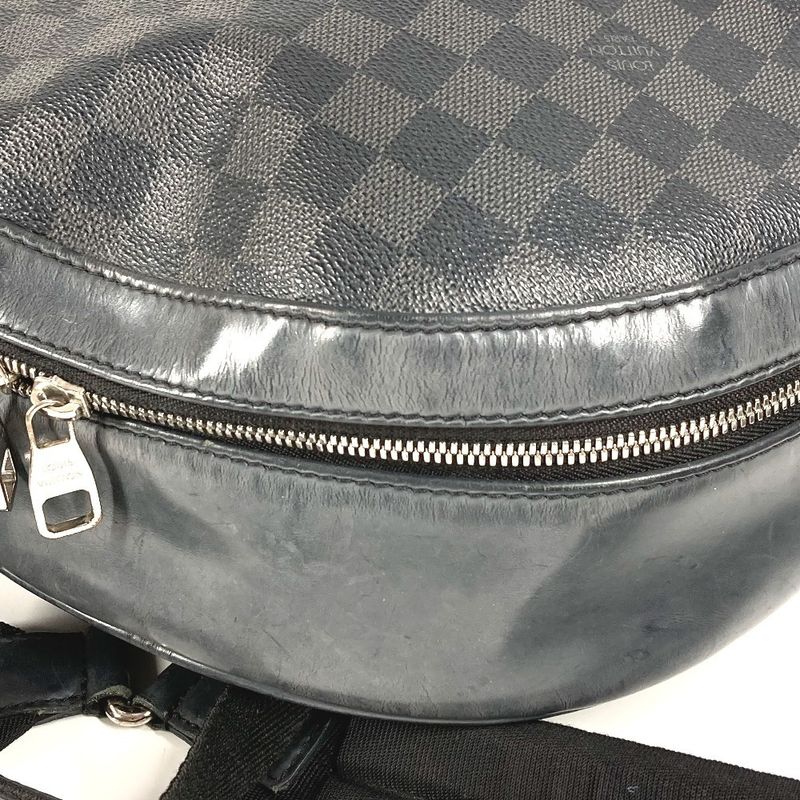 Louis Vuitton Backpack Sac Josh N41473 Damier Graphite Canvas Black