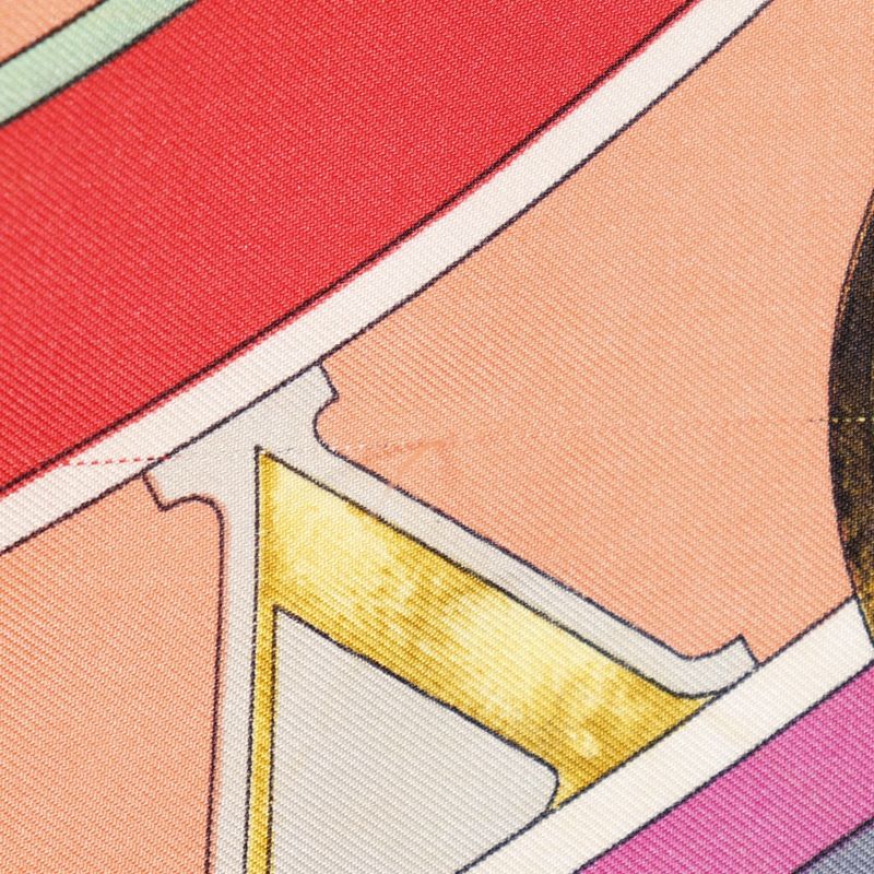 Hermes Carré 90 Parmi Les Fleurs Je Compte Les Heures Time Spent Among The