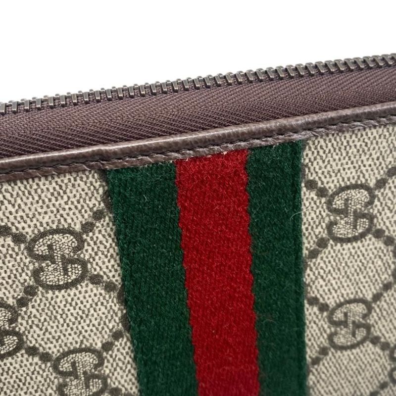 Gucci Bi-Fold Long Wallet Ophidia Zip-Around Wallet 838619 GG Pattern Double G