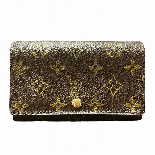 Louis Vuitton Monogram Portmonnais Bietresole M61730 Bifold Wallet For Women