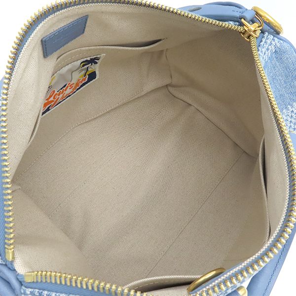 Louis Vuitton 2way Bag Speedy Bandoliere 30 Damier Denim 3d Cotton Canvas Denim