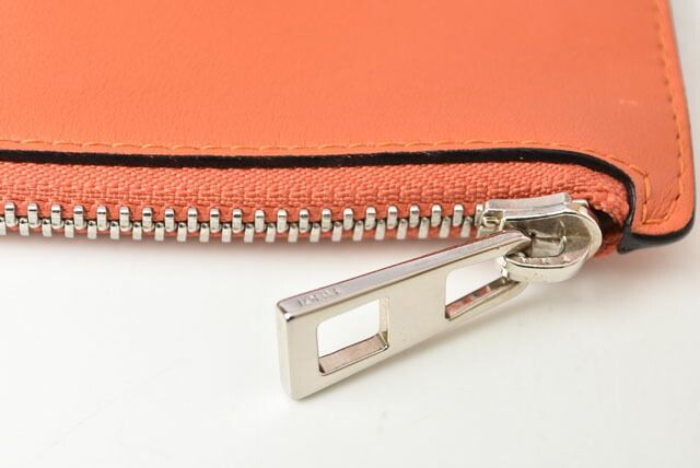 Loewe Clutch Bag Second Bag Unisex Loewe Clutch Pouch Lamb Leather Anagram Coral