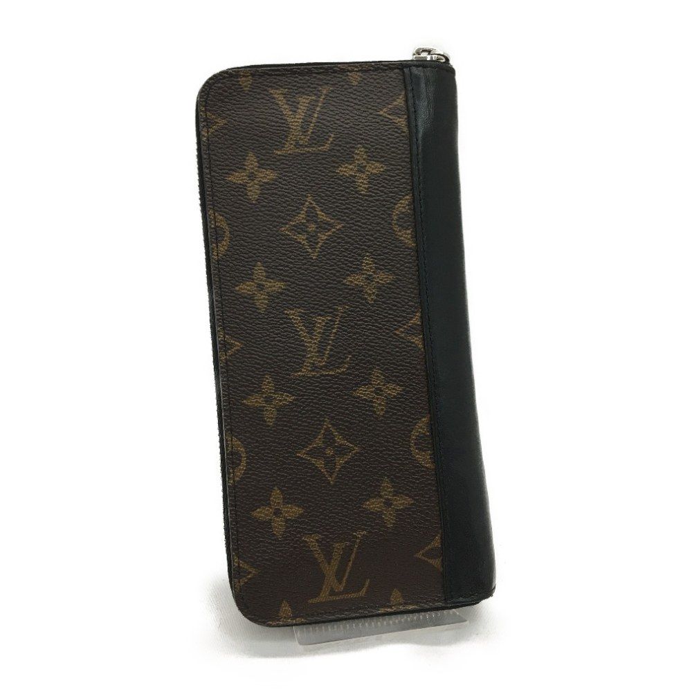 Louis Vuitton Round Zipper Monogram Macassar Vertical