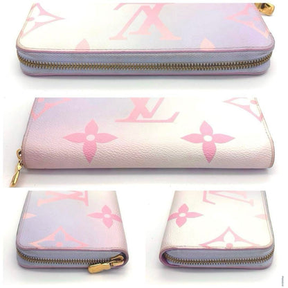 Louis Vuitton Monogram Giant Spring In The City Zippy Wallet Sunrise Pastel Pink