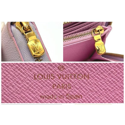 Louis Vuitton Monogram Giant Spring In The City Zippy Wallet Sunrise Pastel Pink