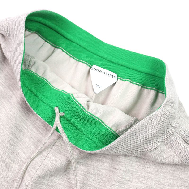 Bottega Veneta 22SS 690224 Wool Sweatpants Track Pants Light Grayish L Made In