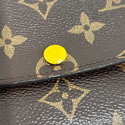 Louis Vuitton Long Wallet Portefeuille Emily Monogram Yellow M60698 61fa064