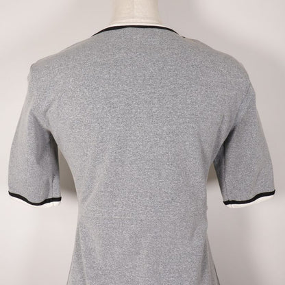 Chanel Coco Mark P11147v06479 Nylon X Polyurethane X Polyamide Gray Ladies Dress