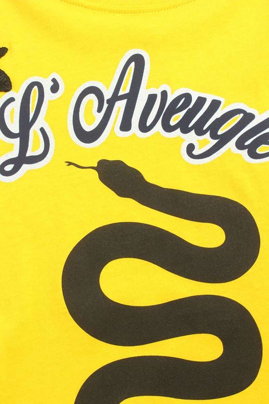 Gucci 430813 X5c51 Snake Logo Print T-shirt Men's S