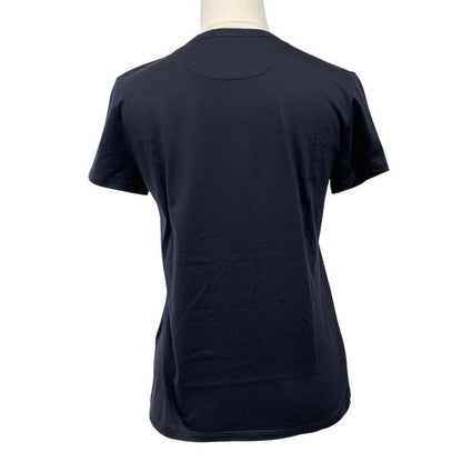 Hermes Top Cotton Black Embroidery T-Shirt