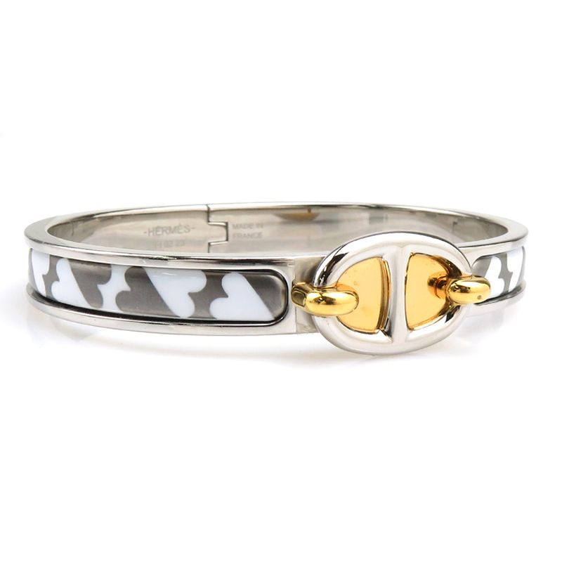 Hermes Bracelet Bangle Click Chaine D'ancre
